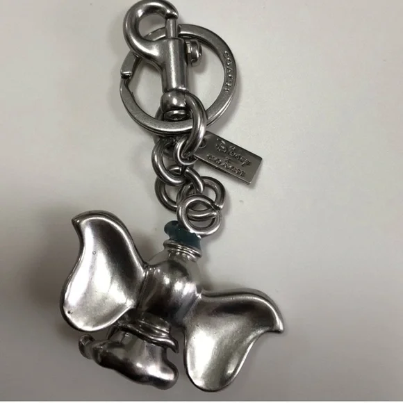 COACH DUMBO keycharm Disney Silver l COACH® GB | Disney X Coach